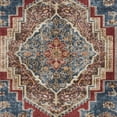 thumbnail image 6 of Safavieh Bijar Collection Traditional Oriental Vintage Area Rug-Color:Royal/Brown,Shape:Square,Size:6'-7" X 6'-7", 6 of 6