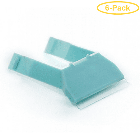 Mag Float Scraper Holder & Blade for Small & Medium Acrylic Aquarium Cleaners 1 count - Pack of 6