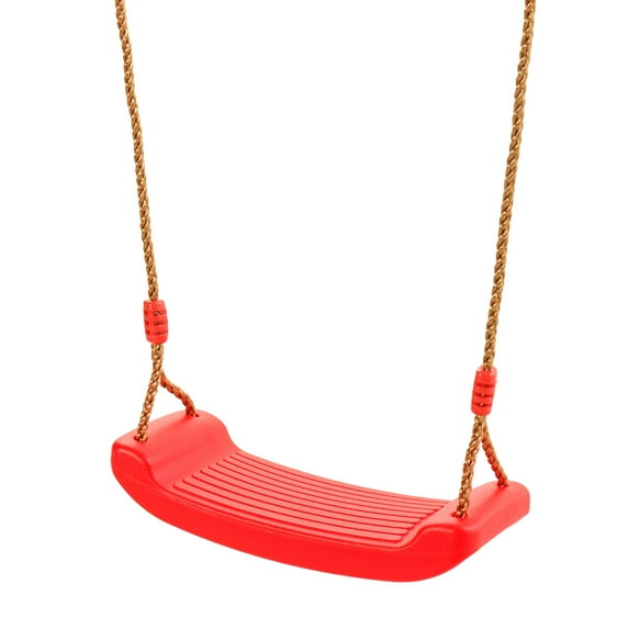 Plastic Tree Swing Seat, Non Slip Tree Swing Set with Adjustable Rope, Heavy Duty Playground Swing Set Accessories for Kid Indoor Outdoor Backyard