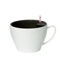 thumbnail image 2 of Algreen Modena Cappuccino Planter, 9-In Cup Planter, Glossy White, 2 of 2