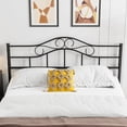 thumbnail image 3 of ARICOEASY Metal Queen Size Vintage Headboard with Height Adjustable for Bed Frame, Black, 3 of 7