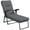 Light Grey, variant on Outsunny Outdoor Lounge Chair w/ Cushion, Foldable Patio Chair, Wine Red