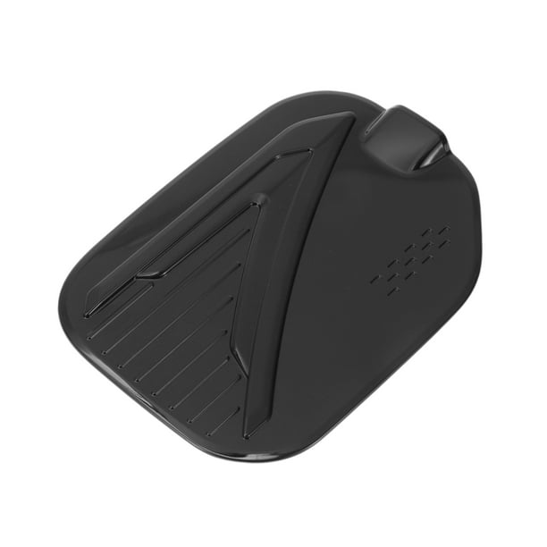 Tapa de la puerta del tanque de combustible para Ford F-150 2022-2025, cubierta de la tapa de llenado de combustible, tipo adhesivo, negro, ABS