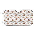 thumbnail image 7 of Balery Rabbit And Squirrel Print Car Windshield Sun Shade,Windshield Sunshade for Car Pickup Truck SUV Accessories-Small, 7 of 7
