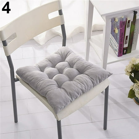 

Xyer Soft Polka Dot Solid Seat Pad Travel Home Office Decor Tie On Chair Cushion