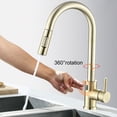 thumbnail image 4 of Sensor Kitchen Faucets Infrared Sensor Touchless One-Handle Pulldown Kitchen 304 Stainless Faucet,Adjustable Hot and Cold Water, 1/2 Universal Thread, 4 of 4