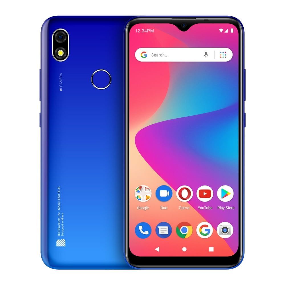 BLU G50 Plus G0350WW 32GB GSM Unlocked Android Smart Phone Blue
