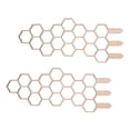thumbnail image 2 of SunniMix 2 Pieces Garden Plant Pot Trellis Climbing Plants Trellis for Climbing Vines Hexagon, 2 of 8