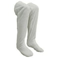 thumbnail image 2 of Calcetines hasta el muslo Calentadores de piernas Felpa Blanco Yinane, 2 of 8