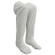 thumbnail image 1 of Calcetines hasta el muslo de forro polar térmico para piernas, accesorios de cosplay, cómodos para las piernas. blanco, 1 of 9