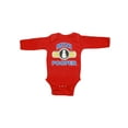 thumbnail image 1 of Infants "Mini Pooper" Long-Sleeve Bodysuit - Red - 12M, 1 of 1