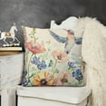 thumbnail image 2 of SHANXI  Throw Pillow Covers, Watercolor Orange Summer Cushion Case Decoration for Sofa Couch 20x20in, 2 of 5
