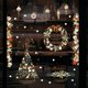 thumbnail image 1 of Etiqueta engomada de la ventana de la etiqueta engomada de la pared de la decoración de la corona de Navidad Sincero Electrónica, 1 of 5