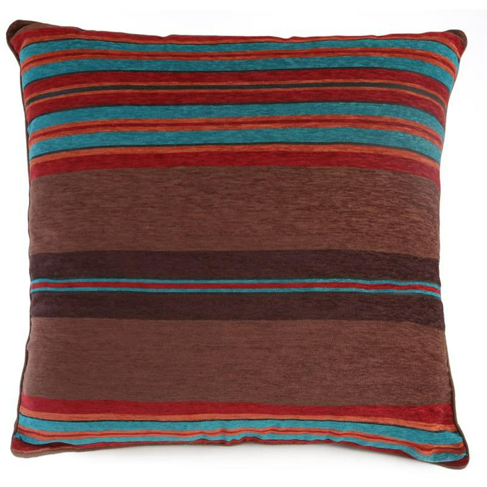 Carstens Canyon View Southwestern Striped Euro Pillow Cover 27" x 27"