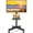Black, variant on TAVR Furniture Rolling Mobile TV Cart on Wheels for 23-60 inch Flat Screens, Adjustable Tilt Stand TV Trolley Holds up to 88lbs