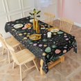thumbnail image 3 of Pioneer Flower Floral Print Pattern Rectangle Tablecloth 60"x120", Waterproof Polyester Table Cloth, Wipeable Spillproof for Dining Camping Indoor Outdoor, 3 of 6