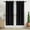 Black, variant on XUEYU Blackout Curtains 2 Panels, 100% Full Light Blocking Window Curtains, Grommet Energy Efficient Drapes for Bedroom Living Room, 42x72 Inch, Black