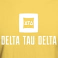 thumbnail image 3 of CafePress - Delta Tau Delta White Stacked Signature T Shirt - Men's Classic Graphic T-Shirt, 3 of 4