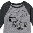 thumbnail image 3 of Peanuts - Snoopy Camping - Toddler And Youth Raglan Graphic T-Shirt, 3 of 5
