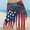 Red, variant on PEONAVET Womens 4th July Patriotics Shorts Workout Yoga Shorts USA Flag Shorts 4th of July Outfits Soft Stretch Cheerleader Shorts - Summer's Top Trends