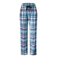 thumbnail image 4 of Pntutb moda mujer cuadros estampado Casual bolsillo cintura elástica pantalones largos Pntutb Pntutb-4134, 4 of 5