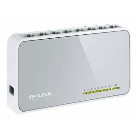 TP-LINK TL-SF1008D 8-port 10/100Mbps Desktop Switch - 8 Ports - 8 x RJ-45 - 10/100Base-TX