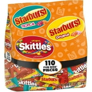 Starburst and Skittles Fun Size Candy Variety Pack, 48 Oz., 110 Count