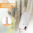 thumbnail image 7 of for iPhone XS Max Transparent Back Case, Stylish Frosted Lightweight Drop Protective Ultra Slim Shockproof Anti-scratch Anti-fingerprint Back Case Cover for iPhone XS Max, Pink, 7 of 7