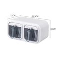 thumbnail image 5 of Wall-Mounted Kitchen Seasoning Box Set - Condiment Storage Organizer with Door, Spice Jars for Home,Kitchen Gadgets A, 5 of 5