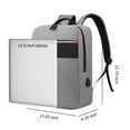 thumbnail image 3 of Business Backpack, Bag For Travel Flight Fits 15.6 Inch Laptop With USB Charging Port, 3 of 7
