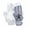Gray, White, variant on No Mercy Women's Softball Batting Glove - Gray - Medium