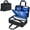 Black+Blue, variant on Carrying Case Compatible with PS5/PS5 Pro/PS4,17 Pockets Travel Storage Bag with Thick Padding Compatible with PS5 Digital Edition,Controller,Game Discs,Charger & Accessories,Black,Blue