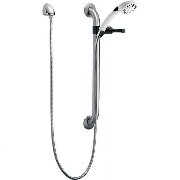 Delta RPW324HDF Commercial Single Function Hand Shower with 24" Grab Bar, Chrome