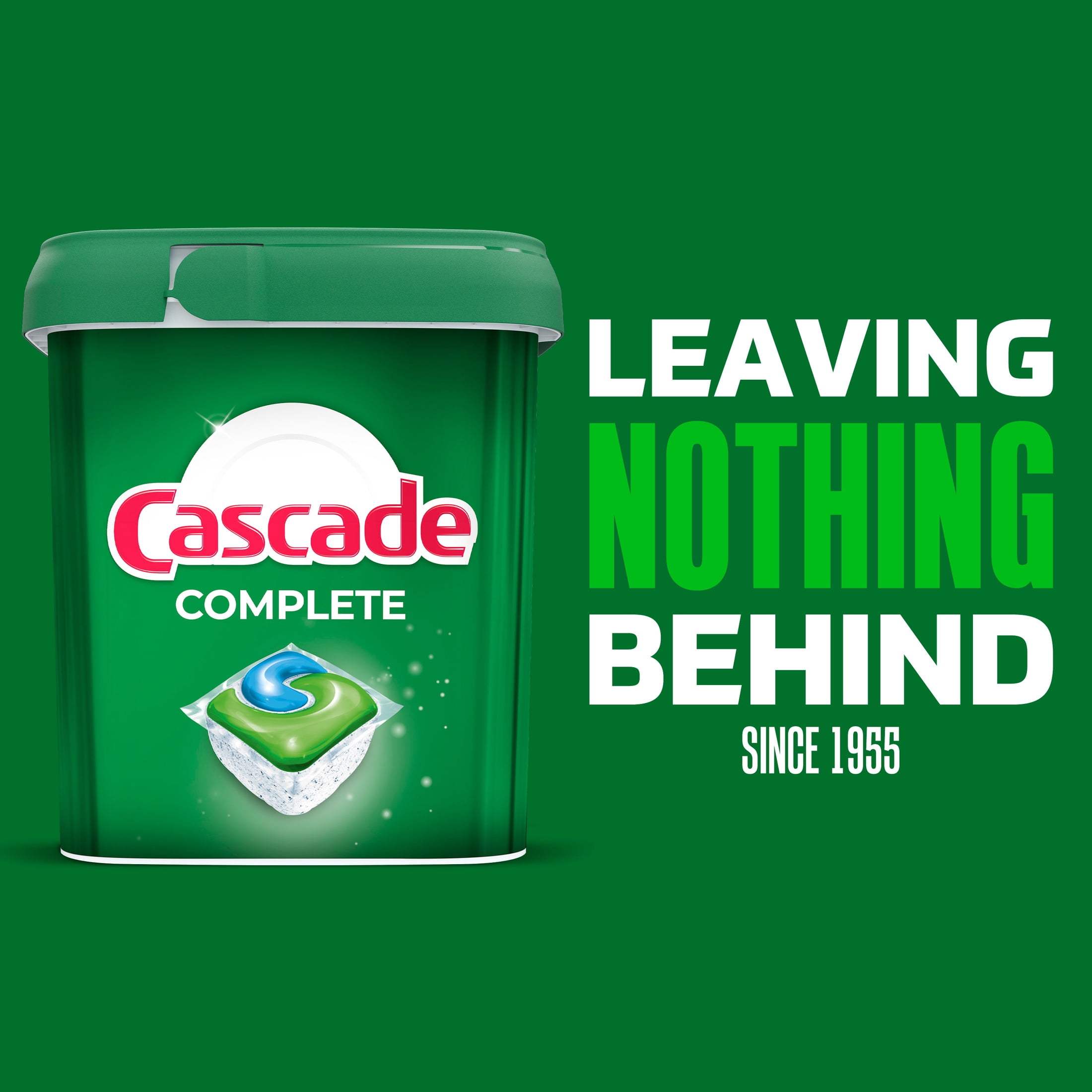 Cascade Complete Dishwasher Detergent Fresh, 43ct