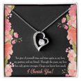 thumbnail image 2 of To My Girlfriend Cherish You Forever Necklace w Message Card, 2 of 8