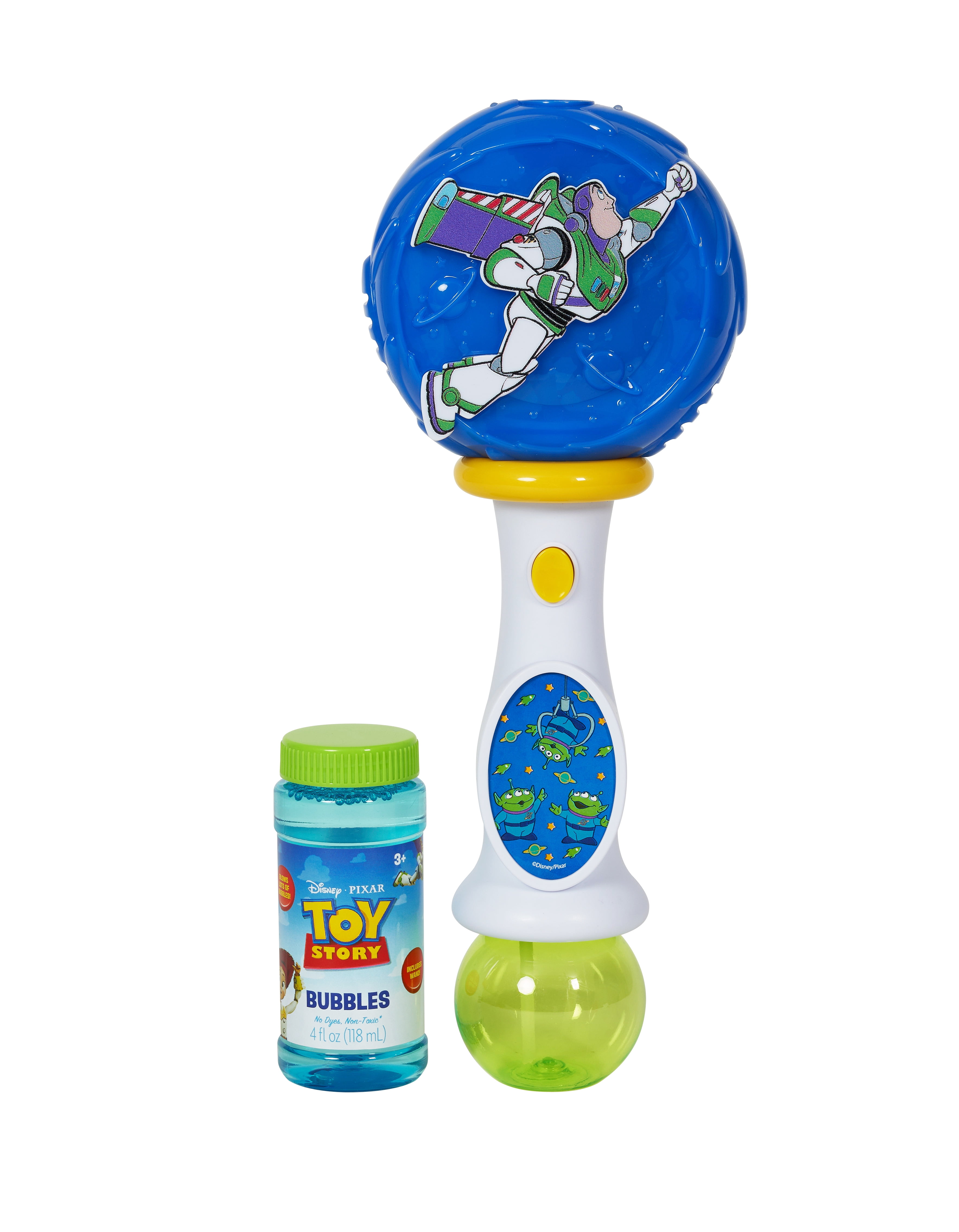 Toy Story Buzz Lightyear Light and Sound Bubble Wand for Kids Ages 3 and up