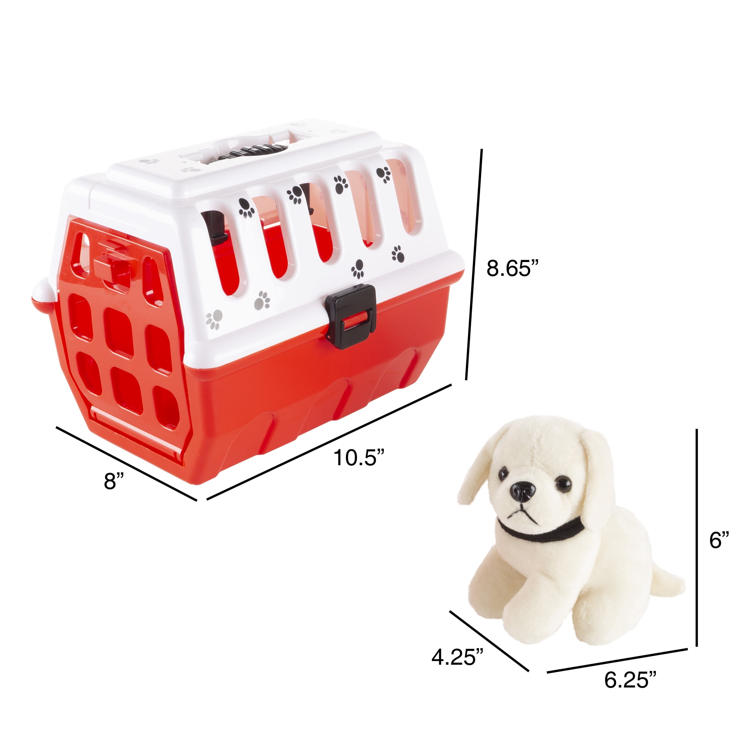 Kids Veterinary Set-11 Piece Complete Toy Set - Pretend Play Set by Hey! Play!