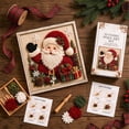 thumbnail image 4 of Christmas DIY Fabric Stamping Set for Adults, Hand Made Art Craft for Adults, Home Decor Wall Art, Beginner DIY Seasonal Party Gift (Santa #B), 4 of 6