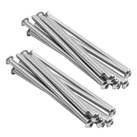 Stainless Steel Button Head Screw, Hex Socket Bolts Type: / 4mm Bolt Size: x 80mm Your Pack Quantity:20