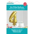 thumbnail image 3 of Way to Celebrate Party Gold Balloon Number "4", 1 Ct, 16", 3 of 4