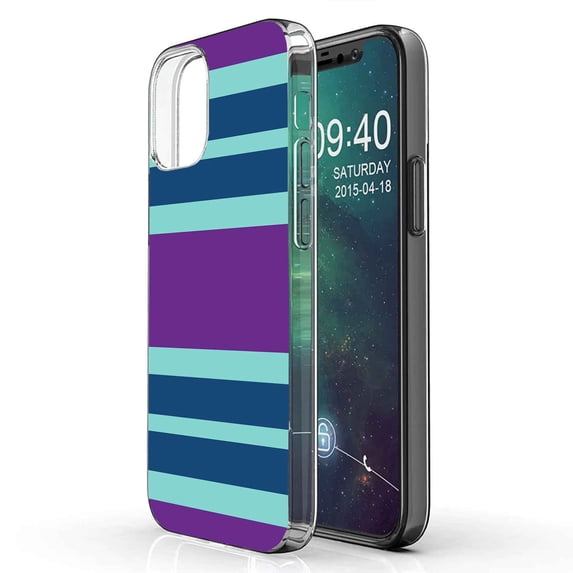 TalkingCase Slim Phone Case Compatible for Apple iPhone 12 Pro MAX, Racing Stripe 15 Print, Lightweight,Flexible,Soft, USA