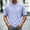 Blue, variant on Men's Short Sleeve T-Shirt Solid Color Diamond Texture Crew Neck Breathable Top Polyester Spandex Lightweight for Casual Daily Outdoor Wear Mens Fashion