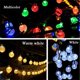 thumbnail image 3 of Guirnalda de luces solares para exteriores, luz de hadas de cristal, 8 modos, luz de Patio impermeable para decoración de fiesta de jardín, 3 of 4