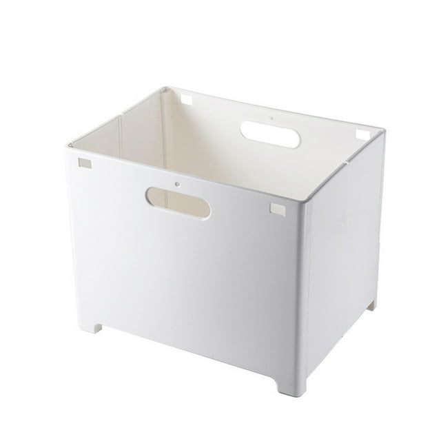 Fiudx Cesta de Ropa Plegable, Solución de Almacenamiento de Pared, Diseño Compacto, Fácil de Transportar, Material Pp Resistente a La Humedad, Ideal para Organizar El Hogar, Tamaño Pequeño (28 X 15,5