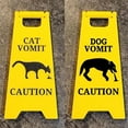 thumbnail image 5 of Clearance!Cat Vomit Sign, Dog Vomit Sign, Yard Warning Sign "Cat Vomit Sign", Funny Cat Signs Decor, Cat/Dog Vomit Signs Funny Black Cat Sign for Bathroom Decor, Vintage Cat Gift (dog), 5 of 7