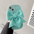 thumbnail image 2 of Funda de teléfono con nudo de lazo grande 3D para iPhone 13, 12, 11 Pro Max, borde ondulado, lente de silicona suave, cubierta protectora completa para Apple XR, X, XS MAX Fivean unisex, 2 of 2