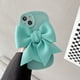 thumbnail image 2 of Funda de teléfono con nudo de lazo grande 3D para iPhone 13, 12, 11 Pro Max, borde ondulado, lente de silicona suave, cubierta protectora completa para Apple XR, X, XS MAX Fivean unisex, 2 of 2