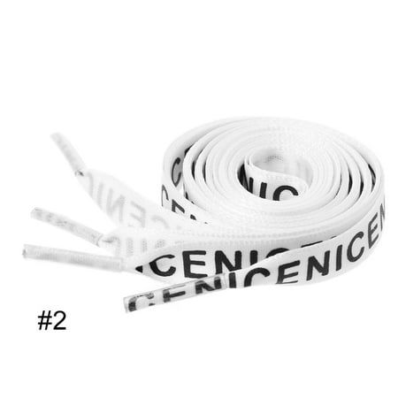 

Shoe Strings Fashion Letters Printed Sneaker Sports Shoes Laces Shoelaces Women