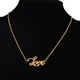 thumbnail image 3 of Collar de cadena de letra Zulema AMOR Oro, 3 of 8