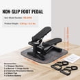 thumbnail image 7 of Mini Stepper for Home Exercise Hydraulic Fitness Stepper with Resistance Bands Full Body Workout Cardio Equipment Stair Climber LCD Monitor 330 LBS Load Capacity, 7 of 7